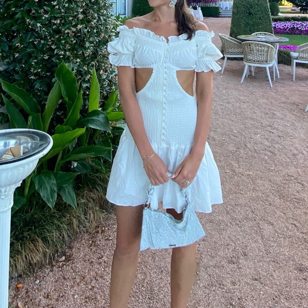 Sabo Skirt White Cutout Dress